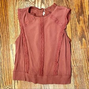 Rose Lace Tank